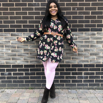 80 Denier Tights - Pétale de Rose